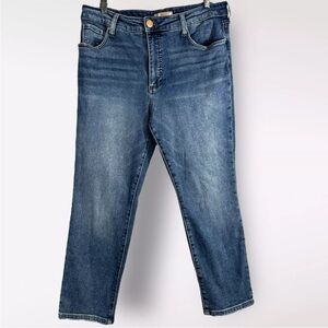 Kut From The Kloth Women's 10 Petite Jeans Reese Fab Ab Ankle Straight Leg